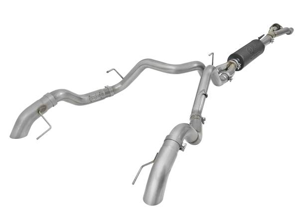 aFe Power - aFe Power MACH Force-Xp 3 IN 304 Stainless Cat-Back Hi-Tuck Exhaust System Ford F-150 Raptor 17-20/F-150 Limited 19-20 V6-3.5L (tt) - 49-33095 - Image 1