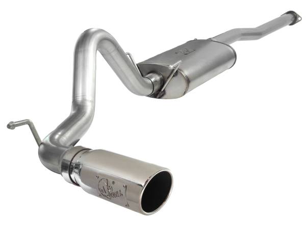 aFe Power - aFe Power MACH Force-Xp 3 IN 409 Stainless Steel Cat-Back Exhaust System w/Polished Tip Toyota Tacoma 13-15 V6-4.0L - 49-46022-P - Image 1