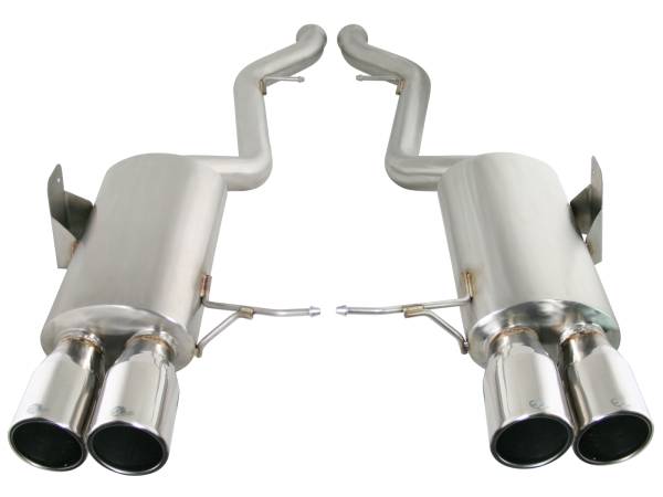 aFe Power - aFe Power MACH Force-Xp 2-1/2in 304 Stainless Steel Cat-Back Exhaust System w/Polished Tip BMW M3 (E90/92/93) 08-13 V8-4.0L S65 - 49-36312-P - Image 1