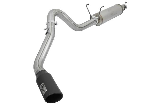 aFe Power - aFe Power MACH Force-Xp 4 IN 409 Stainless Steel Cat-Back Exhaust System w/ Black Tip RAM 2500 / Power Wagon / 3500 14-22 V8-6.4L HEMI - 49-42056-B - Image 1