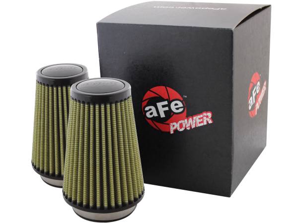 aFe Power - aFe Power Magnum FORCE Intake Replacement Air Filter w/ Pro GUARD 7 Media (Pair) 3-1/2 IN F x 5 IN B x 3-1/2 IN T x 7 IN H (Pair) - 72-90069M - Image 1