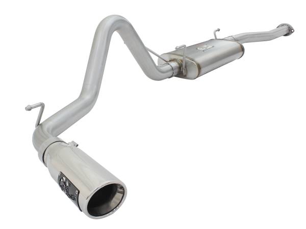 aFe Power - aFe Power MACH Force-Xp 2-1/2in 409 Stainless Steel Cat-Back Exhaust System w/Polished Tip Toyota Tacoma 13-15 L4-2.7L - 49-46024-P - Image 1