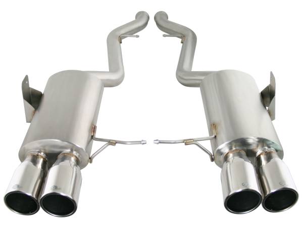 aFe Power - aFe Power MACH Force-Xp 2-1/2in 304 Stainless Steel Cat-Back Exhaust System w/Polished Tip BMW M3 (E90/92/93) 08-13 V8-4.0L S65 - 49-36311-P - Image 1