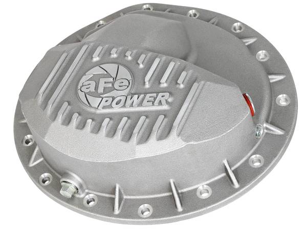 aFe Power - aFe Power Street Series Rear Differential Cover Raw w/ Machined Fins Nissan Titan XD 16-19 V8-5.0L (td) (AAM 9.5-14) - 46-70360 - Image 1