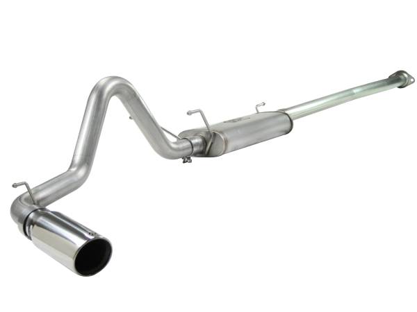 aFe Power - aFe Power MACH Force-Xp 2-1/2 IN 409 Stainless Steel Cat-Back Exhaust System w/Polished Tip Toyota Tacoma 13-15 V6-4.0L - 49-46021-P - Image 1