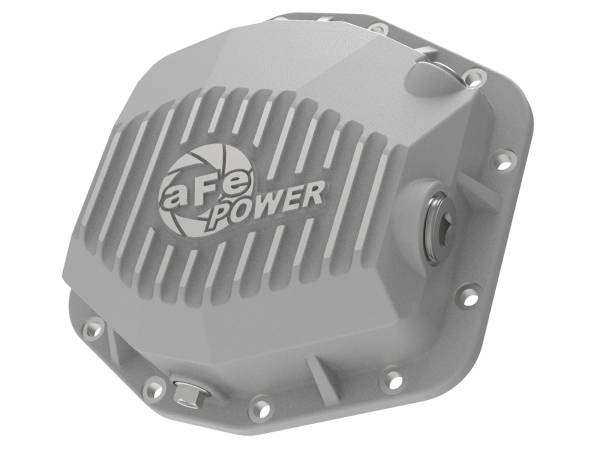 aFe Power - aFe Power Street Series Rear Differential Cover Raw w/ Machined Fins Jeep Wrangler (JL) 18-24 L4-2.0L (t)/ V6-3.6L (Dana M220) - 46-71000A - Image 1