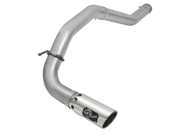 aFe Power - aFe Power ATLAS 4 IN Aluminized Steel DPF-Back Exhaust System w/ Polished Tip Nissan Titan XD 16-19 V8-5.0L (td) - 49-06113-P - Image 1