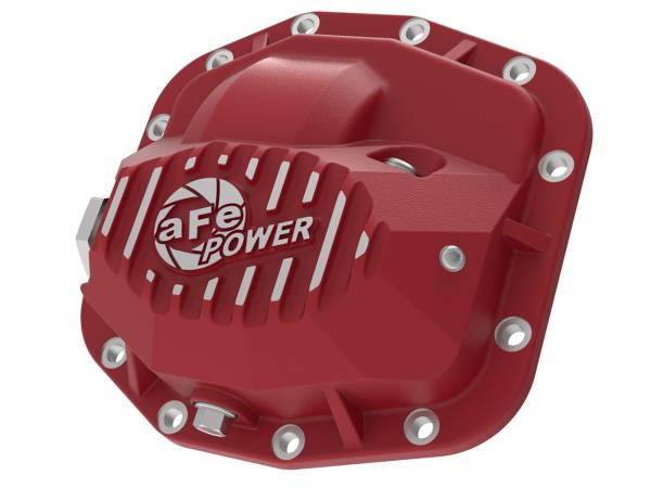 aFe Power - aFe Power Pro Series Front Differential Cover Red Jeep Wrangler (JL) 18-23 L4-2.0L (t)/ V6-3.6L (Dana M186) - 46-71010R - Image 1