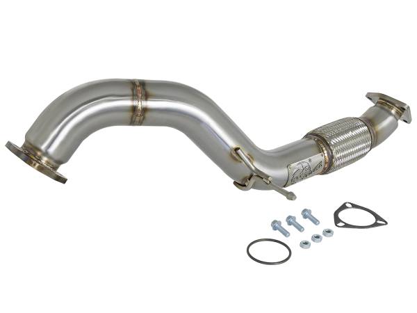 aFe Power - aFe Power Takeda 3 IN 304 Stainless Steel Mid-Pipe Honda Civic Type R 17-21 L4-2.0L (t) - 49-36617 - Image 1