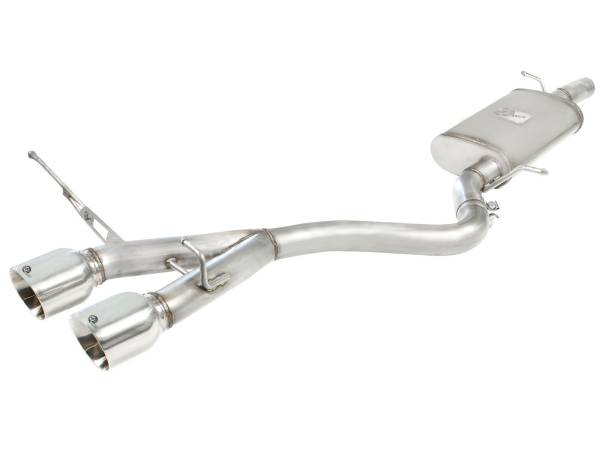 aFe Power - aFe Power MACH Force-Xp 2-1/2 in 304 Stainless Steel Cat-Back Exhaust w/Polished Tip Volkswagen R32 2008 V6-3.2L MKV - 49-36408-P - Image 1