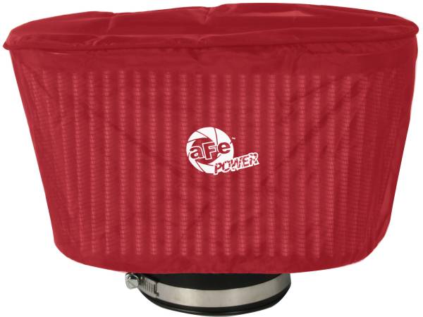 aFe Power - aFe Power Magnum SHIELD Pre-Filter For use with skus 21-90025 / 24-90025 - Red - 28-10122 - Image 1