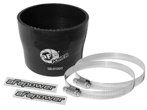 aFe Power - aFe Power Magnum FORCE Cold Air Intake System Spare Parts Kit (3-3/4 IN ID to 3-1/2 IN ID x 3 IN L) Straight Reducing Coupler - Black - 59-00019 - Image 1