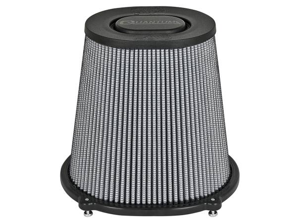 aFe Power - aFe Power QUANTUM Intake Replacement Air Filter w/ Pro DRY S Media 5 IN F x (10x8-3/4) IN B x (6-3/4x5-1/2) IN T x 9 IN H - 21-90098 - Image 1