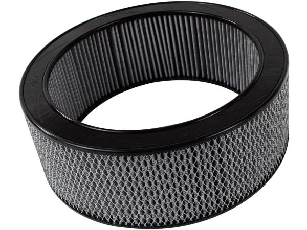 aFe Power - aFe Power Magnum FLOW Round Racing Air Filter w/ Pro DRY S Media 14 IN OD x 11 IN ID x 5 IN H w/ Expanded Metal - 18-11428 - Image 1