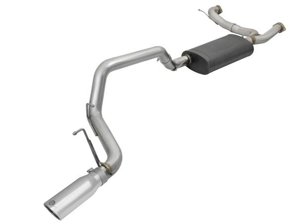 aFe Power - aFe Power MACH Force XP 3" Cat-Back 304 Stainless Steel Exhaust System w/Black Tip Nissan Patrol (Y62) 10-19 V8-5.6L (400 hp) VK56VD - 49-36114-P - Image 1