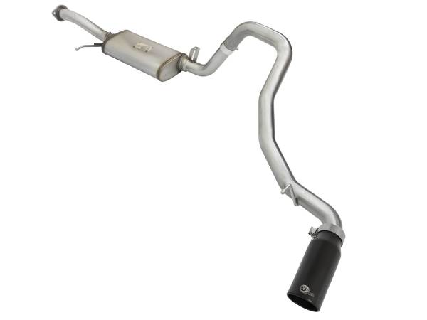 aFe Power - aFe Power MACH Force-Xp 2-1/2in 304 Stainless Steel Cat-Back Exhaust System w/Black Tip Nissan Patrol (Y61) 01-19 L6-4.8L - 49-36115-B - Image 1