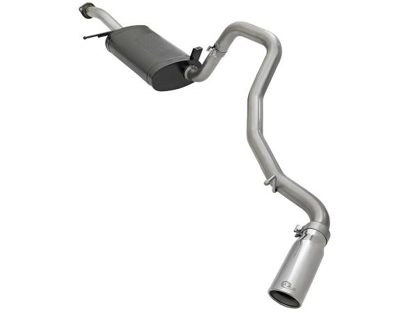 aFe Power - aFe Power MACH Force-Xp 304 Stainless Steel Cat-Back Exhaust System w/ Polished Tip Nissan Patrol (Y61) 01-19 L6-4.8L - 49-36121-P - Image 1