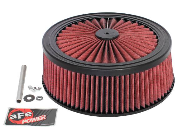 aFe Power - aFe Power Magnum FLOW T.O.P. Universal Round Racing Air Filter w/ Pro 5R Media 14 IN OD x 5 IN H - 18-31415 - Image 1