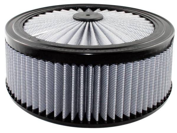 aFe Power - aFe Power Magnum FLOW T.O.P. Universal Round Racing Air Filter w/ Pro DRY S Media 14 IN OD x 5 IN H - 18-31425 - Image 1