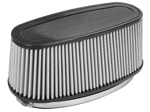 aFe Power - aFe Power Magnum FORCE Intake Replacement Air Filter w/ Pro DRY S Media (11-3/8x4) IN F x (14x5-1/2) IN B x (12x3-1/2) IN T x 5 IN H - 21-90087 - Image 1