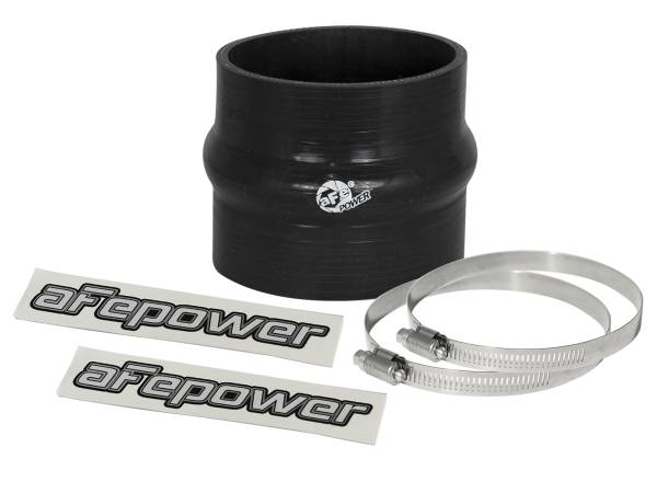 aFe Power - aFe Power Magnum FORCE Cold Air Intake System Spare Parts Kit (3-1/4 IN ID to 3-1/8 IN ID x 3 IN L) Straight Reducing Coupler w/ Hump - Black - 59-00066 - Image 1