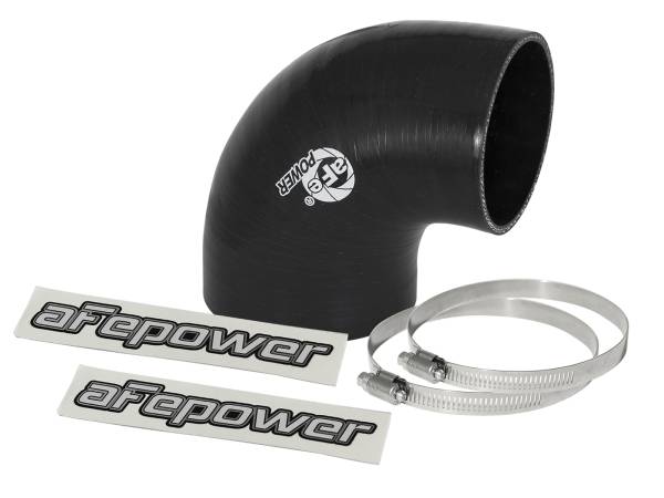 aFe Power - aFe Power Magnum FORCE Cold Air Intake System Spare Parts Kit (3-1/2 IN to 3 IN ID x 90 Deg.) Elbow Reducing Coupler - Black - 59-00068 - Image 1