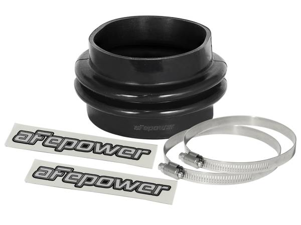 aFe Power - aFe Power Magnum FORCE Cold Air Intake System Spare Parts Kit (4-1/4 IN ID x 3-1/2 IN L) Straight Bellow-Coupler - Black - 59-00080 - Image 1