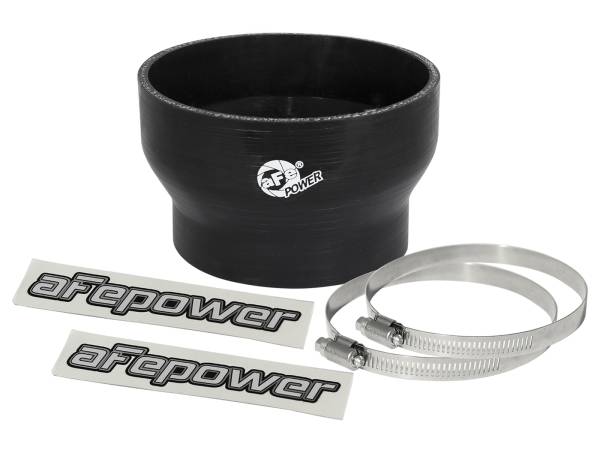 aFe Power - aFe Power Magnum FORCE Cold Air Intake System Spare Parts Kit (4-1/3 IN ID to 3-1/2 IN ID x 2-3/4 IN L) Straight Reducing Coupler - Black - 59-00079 - Image 1