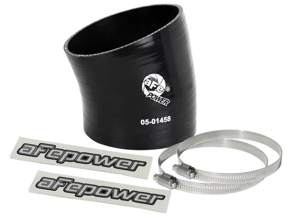 aFe Power - aFe Power Magnum FORCE Cold Air Intake System Spare Parts Kit (3-1/2IN ID to 3-1/4 IN ID x 15 Deg.) Elbow Reducing Coupler - Black - 59-00090 - Image 1