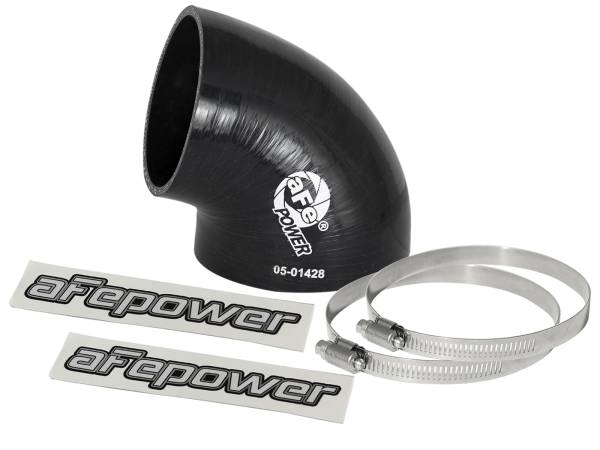 aFe Power - aFe Power Magnum FORCE Cold Air Intake System Spare Parts Kit (3-1/2 IN ID to 3 IN ID x 75 Deg.) Elbow Reducing Coupler - Black - 59-00088 - Image 1