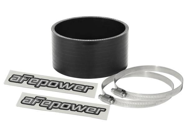 aFe Power - aFe Power Magnum FORCE Cold Air Intake System Spare Parts Kit (3-1/2 IN ID x 2 IN L) Straight Coupler - Black - 59-00087 - Image 1