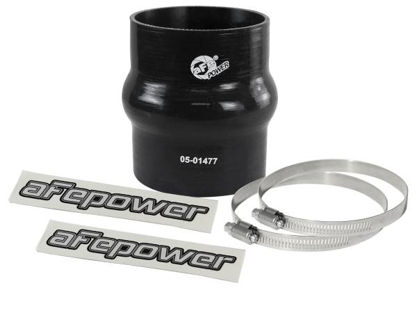 aFe Power - aFe Power Magnum FORCE Cold Air Intake System Spare Parts Kit (3-1/8 IN ID x 4 IN L) Straight Coupler w/ Hump - Black - 59-00098 - Image 1