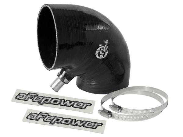 aFe Power - aFe Power Magnum FORCE Cold Air Intake System Spare Parts Kit (4 IN ID to 4-1/4 IN ID x 90 Deg.) Elbow Reducing Coupler - Black - 59-00113 - Image 1