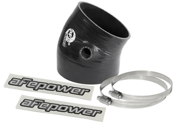 aFe Power - aFe Power Magnum FORCE Cold Air Intake System Spare Parts Kit (4-3/8 IN ID to 3-3/4 IN ID x 30 Deg.) Elbow Reducing Coupler - Black - 59-00115 - Image 1