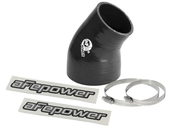 aFe Power - aFe Power Magnum FORCE Cold Air Intake System Spare Parts Kit (3 IN ID to 2-1/4 IN ID x 35 Deg.) Elbow Reducing Coupler - Black - 59-00117 - Image 1