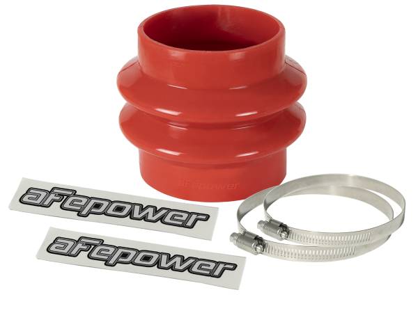 aFe Power - aFe Power Magnum FORCE Cold Air Intake System Spare Parts Kit (3-1/8 IN ID to 3 IN x 3-1/2 IN L) Straight Reducing Bellow-Coupler - Red - 59-00118 - Image 1