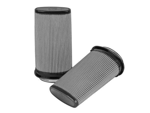 aFe Power - aFe Power Momentum Intake Replacement Air Filter w/ Pro DRY S Media (Pair) (5x2-1/4) IN F (6-1/4x3-3/4) IN B (5-1/4x2-1/4) IN T x 11 IN H - 21-90109-MA - Image 1