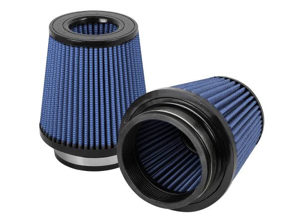 aFe Power - aFe Power Magnum FORCE Intake Replacement Air Filter w/ Pro 5R Media (Pair) 4 IN F x 6 IN B x 4-1/2 IN T (Inverted) x 6 IN H - 24-91020-MA - Image 1