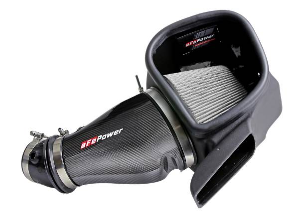 aFe Power - aFe Power Track Series Stage-2 Carbon Fiber Intake System w/ Pro DRY S Filter Jeep Grand Cherokee Trackhawk (WK2) 2018 V8-6.2L (sc) - 57-10002D - Image 1