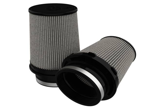 aFe Power - aFe Power Momentum Intake Replacement Air Filter w/ Pro DRY S Media (Pair) (4-1/2x3) IN F x (6x5) IN B x (5x3-3/4) IN T x 7 IN H - 21-90111-MA - Image 1