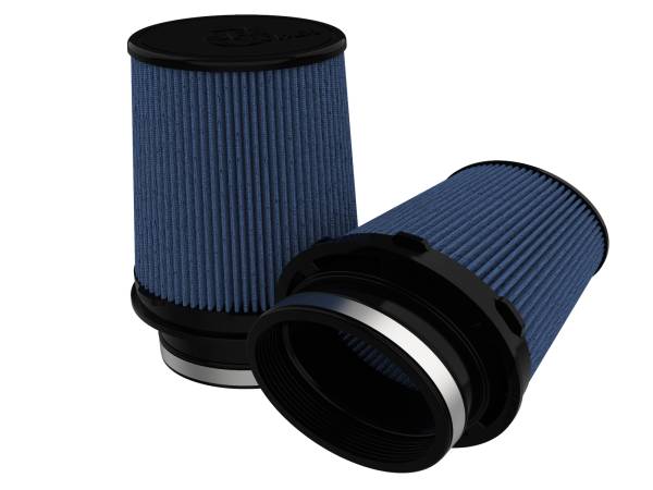 aFe Power - aFe Power Momentum Intake Replacement Air Filter w/ Pro 5R Media (Pair) (4-1/2x3) IN F x (6x5) IN B x (5x3-3/4) IN T x 7 IN H - 24-90111-MA - Image 1