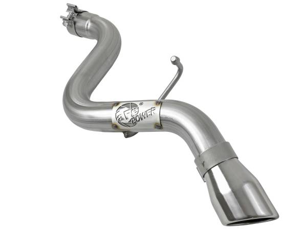aFe Power - aFe Power MACH Force-Xp 409 Stainless Steel Axle-Back Exhaust System w/Polished Tip Jeep Wrangler (JL) 18-23 L4-2.0L (t)/V6-3.6L - 49-48070-1P - Image 1