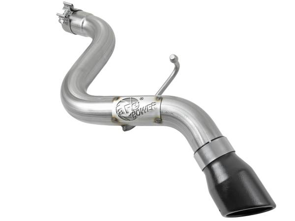 aFe Power - aFe Power MACH Force-Xp 409 Stainless Steel Axle-Back Exhaust System w/Black Tip Jeep Wrangler (JL) 18-23 L4-2.0L (t)/V6-3.6L - 49-48070-1B - Image 1