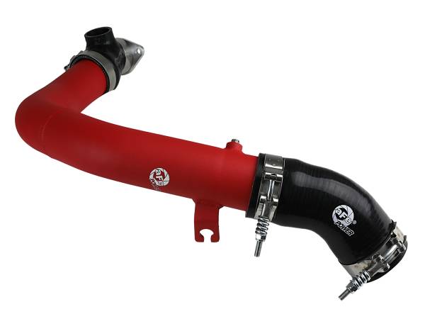 aFe Power - aFe Power BladeRunner 2-1/2 IN Aluminum Hot Charge Pipe Red Subaru WRX 15-21 H4-2.0L (t) - 46-20378-R - Image 1