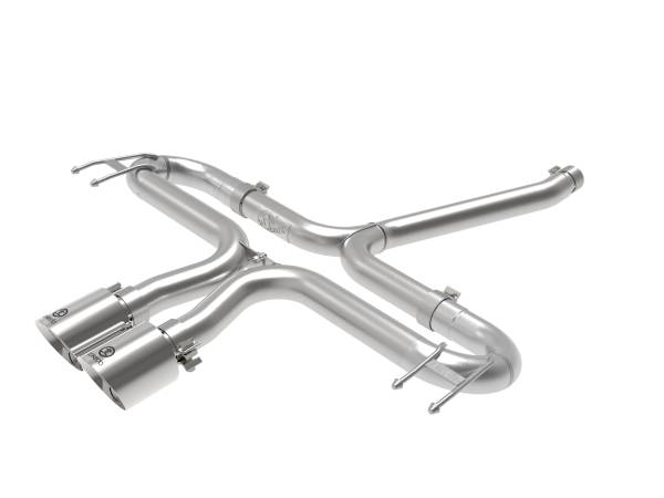 aFe Power - aFe Power Takeda 2-1/2 IN 304 Stainless Steel Axle-Back Exhaust System w/ Polished Tips Honda Civic Sport 17-21 L4-1.5L (t) - 49-36625-P - Image 1