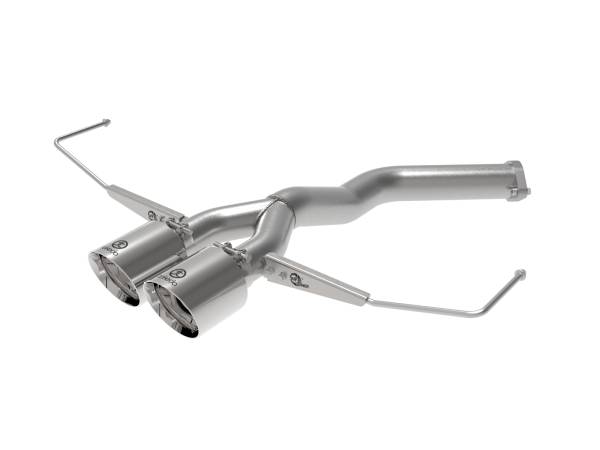 aFe Power - aFe Power Takeda 3 IN to 2-1/2 IN 304 Stainless Steel Axle-Back Exhaust w/ Polished Tip Hyundai Veloster 19-21 L4-1.6L (t) - 49-37012-P - Image 1