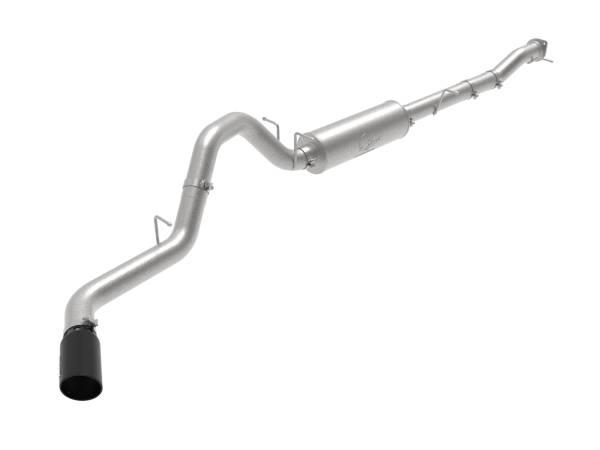 aFe Power - aFe Power Apollo GT Series 4 IN 409 Stainless Steel Cat-Back Exhaust System w/ Black Tip GM 2500/3500HD 20-23 V8-6.6L L8T - 49-44123-B - Image 1