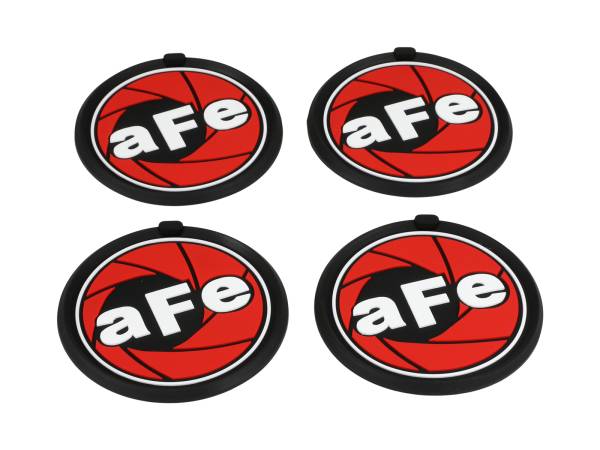 aFe Power - aFe POWER "Filter Top" Drink Coaster (4-Pack) - 40-10234-MB - Image 1