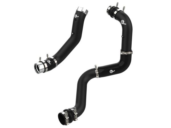 aFe Power - aFe Power BladeRunner Aluminum Hot and Cold Charge Pipe Kit Black GM Diesel Trucks 20-23 V8-6.6L (td) L5P - 46-20444-B - Image 1