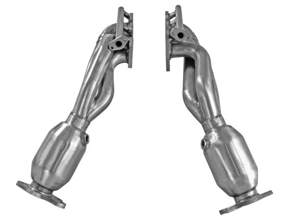 aFe Power - aFe Power Twisted Steel Header 409 Stainless Steel w/ Cat Toyota Tacoma 12-15 V6-4.0L - 48-46003-1HC - Image 1